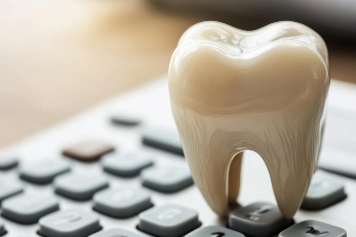 奥歯をセラミックにする場合の費用のイメージ