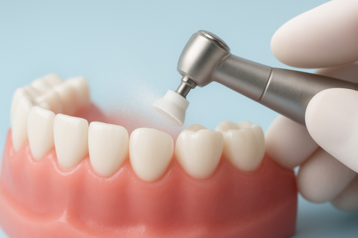 歯科医院でのクリーニングのイメージ