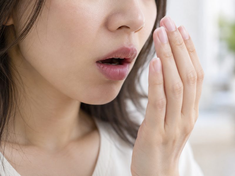 口臭やお口の不快感があるについてのイメージ